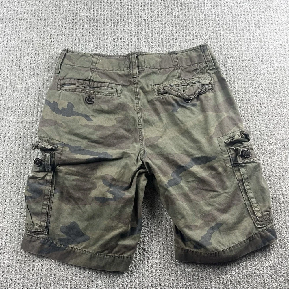American Eagle Outfitters Classic Length Camo Cargo Shorts Men's 30 (Fit 32)